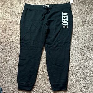 AERO Black Jogger Pants XXL NWT